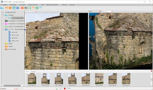 3D model texturized meshes acquisition on points cloud